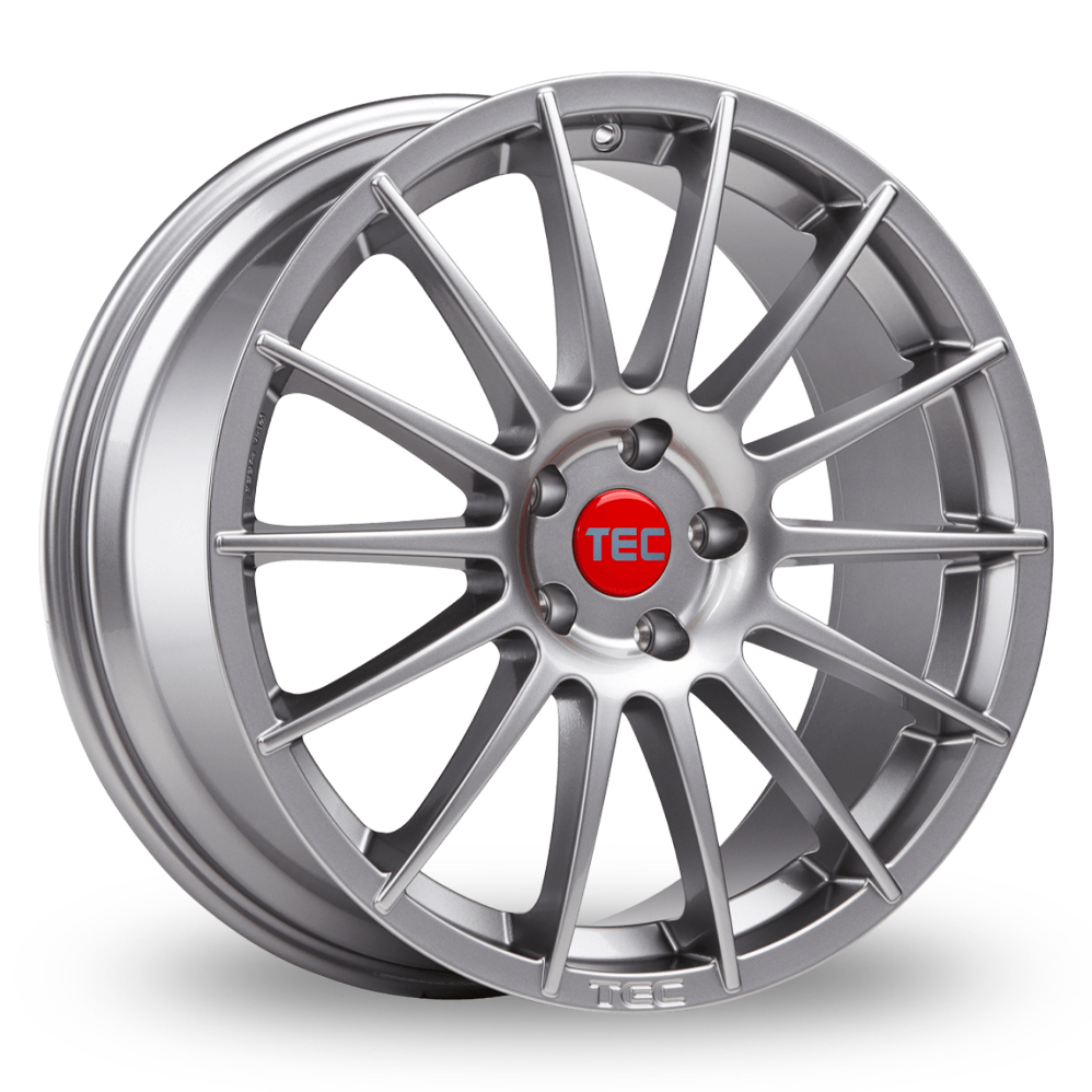TEC Speedwheels AS2 Graphite Silver Alloy Wheels