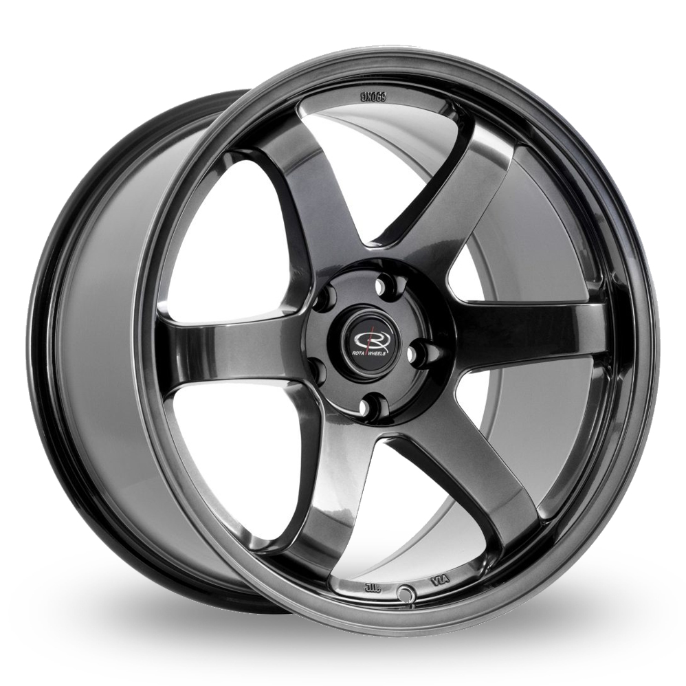 Rota Grid Hyper Black Alloy Wheels