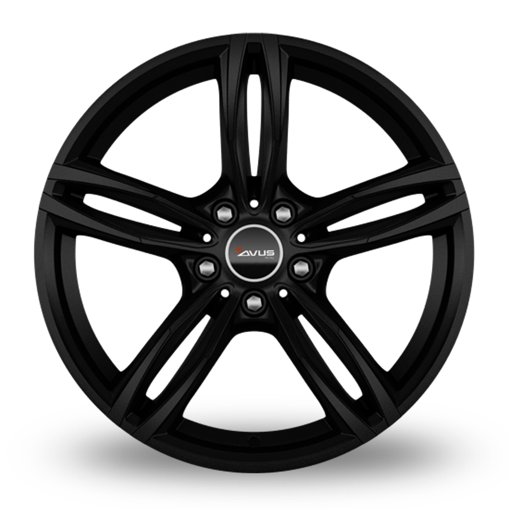 17" Avus Racing AC-MB3 Matt Black Alloy Wheels