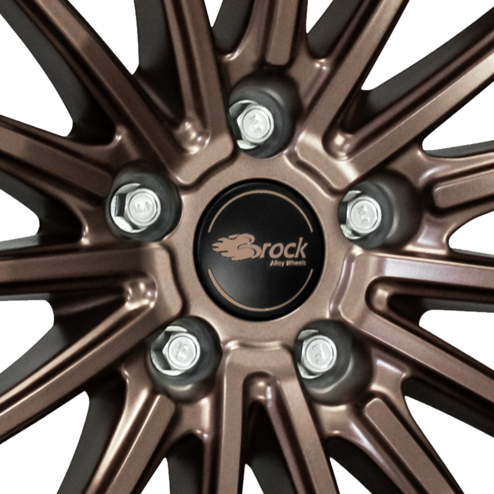 18" Brock B36 Matt Bronze Copper Alloy Wheels