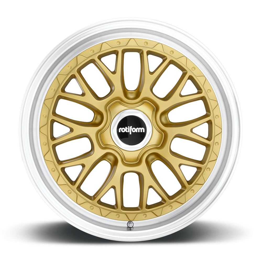 19" Rotiform R156 LSR Matt Gold Machined Alloy Wheels