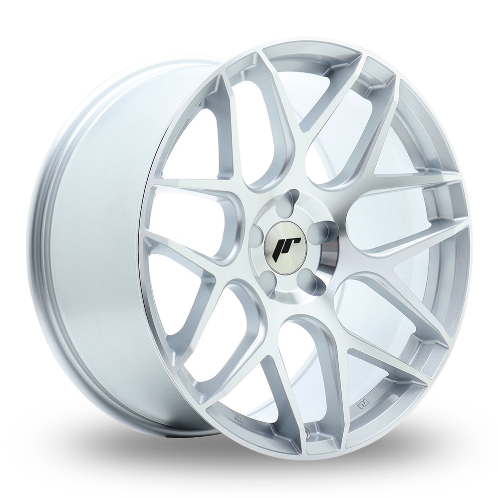 Japan Racing JR18 (9.5x19) (Custom Fitment) Silver Machined Face Alloy Wheels