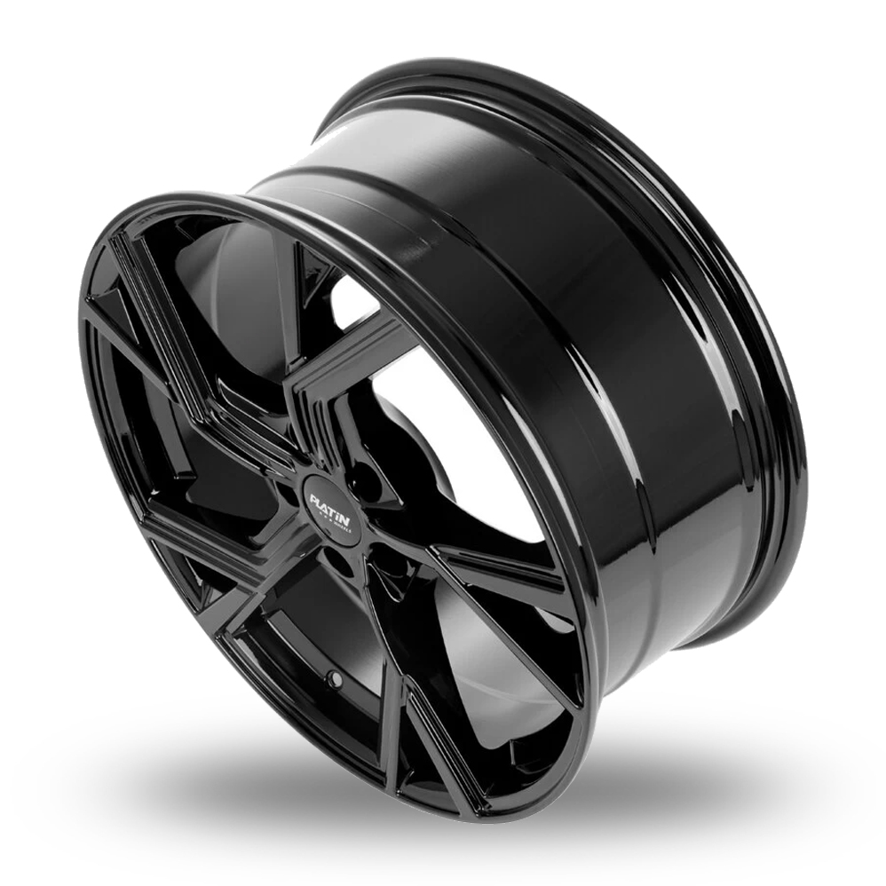 18" Platin P 100 Black Alloy Wheels