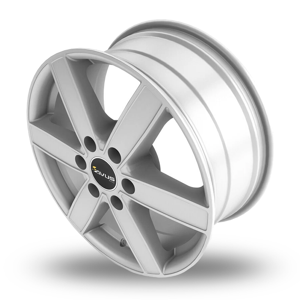 18" Avus Racing AC-V61 Hyper Silver Alloy Wheels