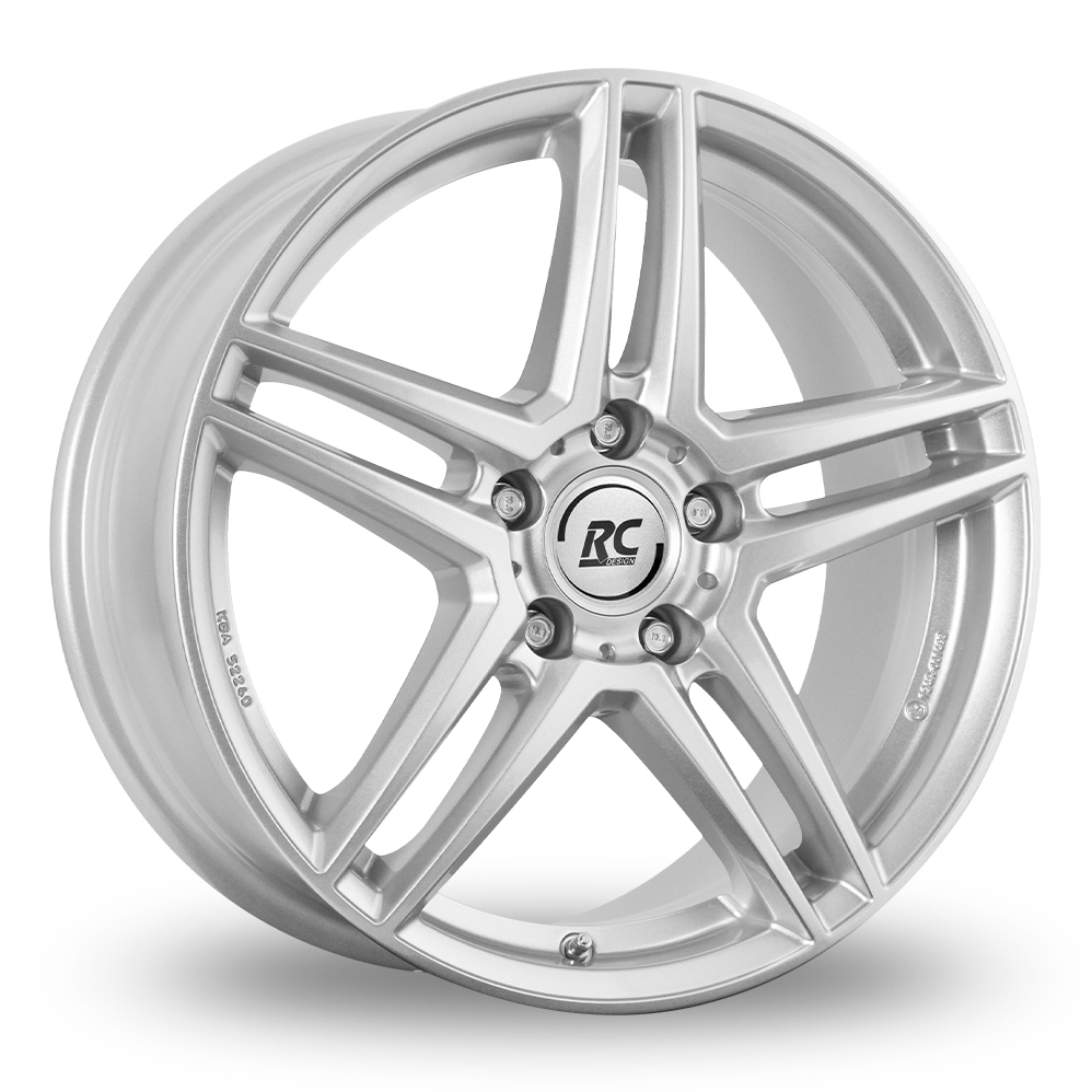 RC Design RCD17 Silver 16" Alloy Wheels Wheelbase