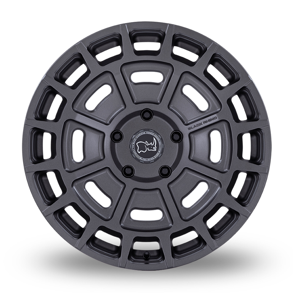 20" Black Rhino BR404 Voltaic Matt Gunmetal Alloy Wheels