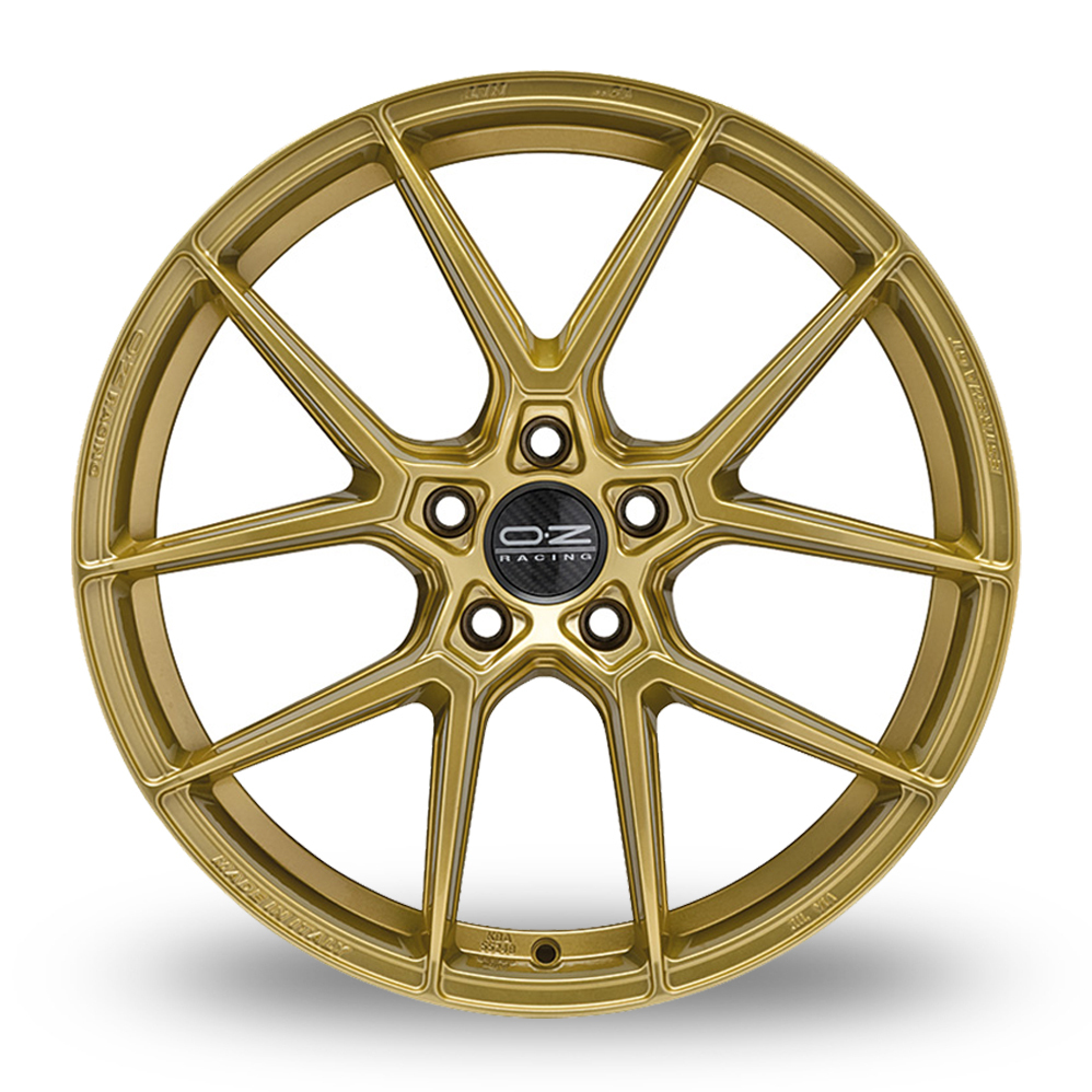 19" OZ Racing Estrema GT HLT Race Gold Alloy Wheels
