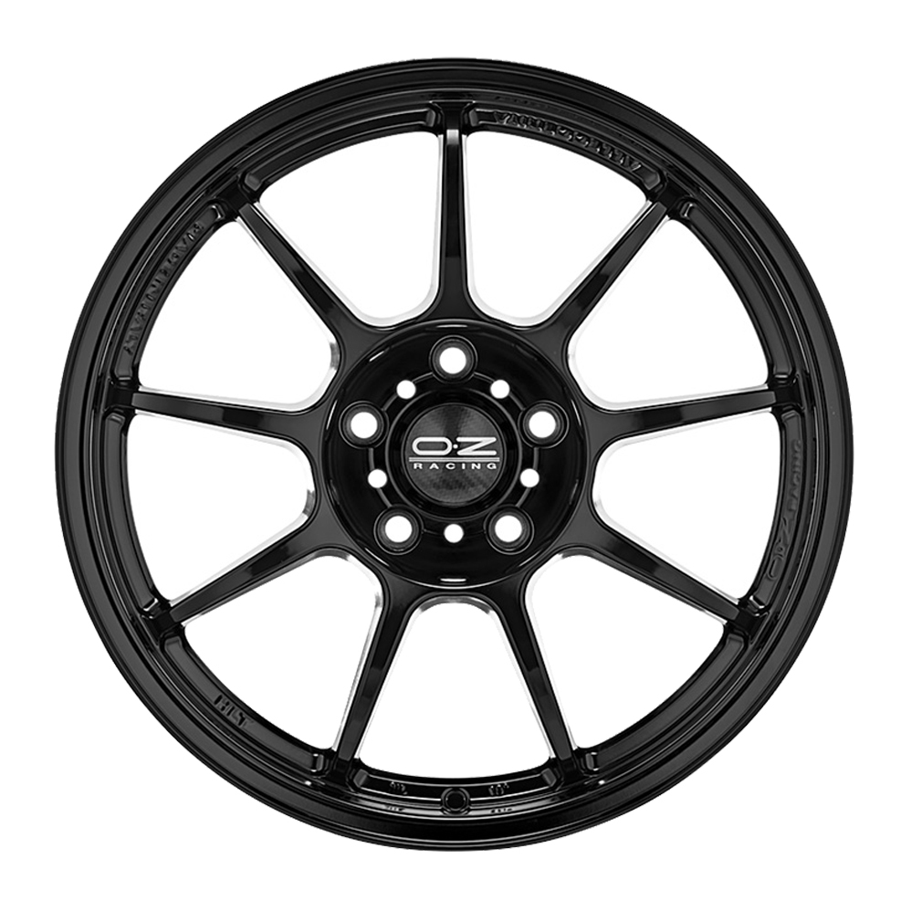 17" OZ Racing Alleggerita HLT 4F Gloss Black Alloy Wheels