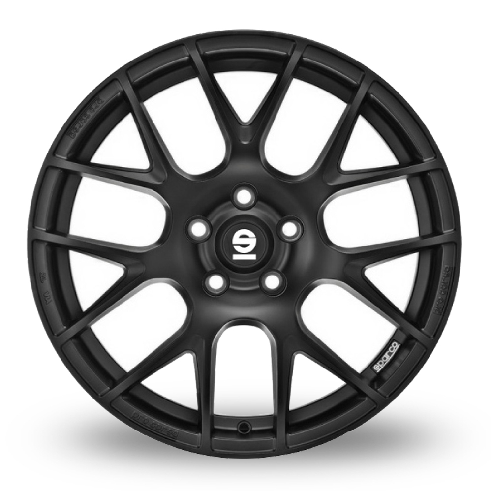 18" Sparco PRO Corsa Matt Dark Titanium Alloy Wheels