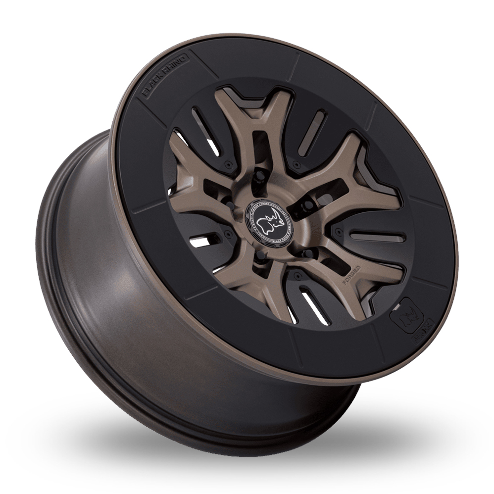 20" Black Rhino BR406 Rockledge (USA Warehouse) Matt Bronze Alloy Wheels