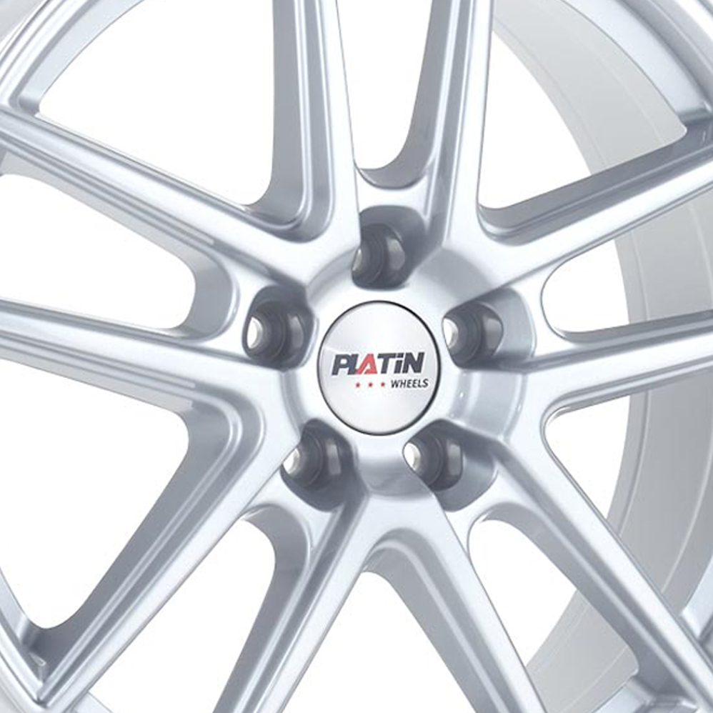 15" Platin P 73 Polar Silver Alloy Wheels