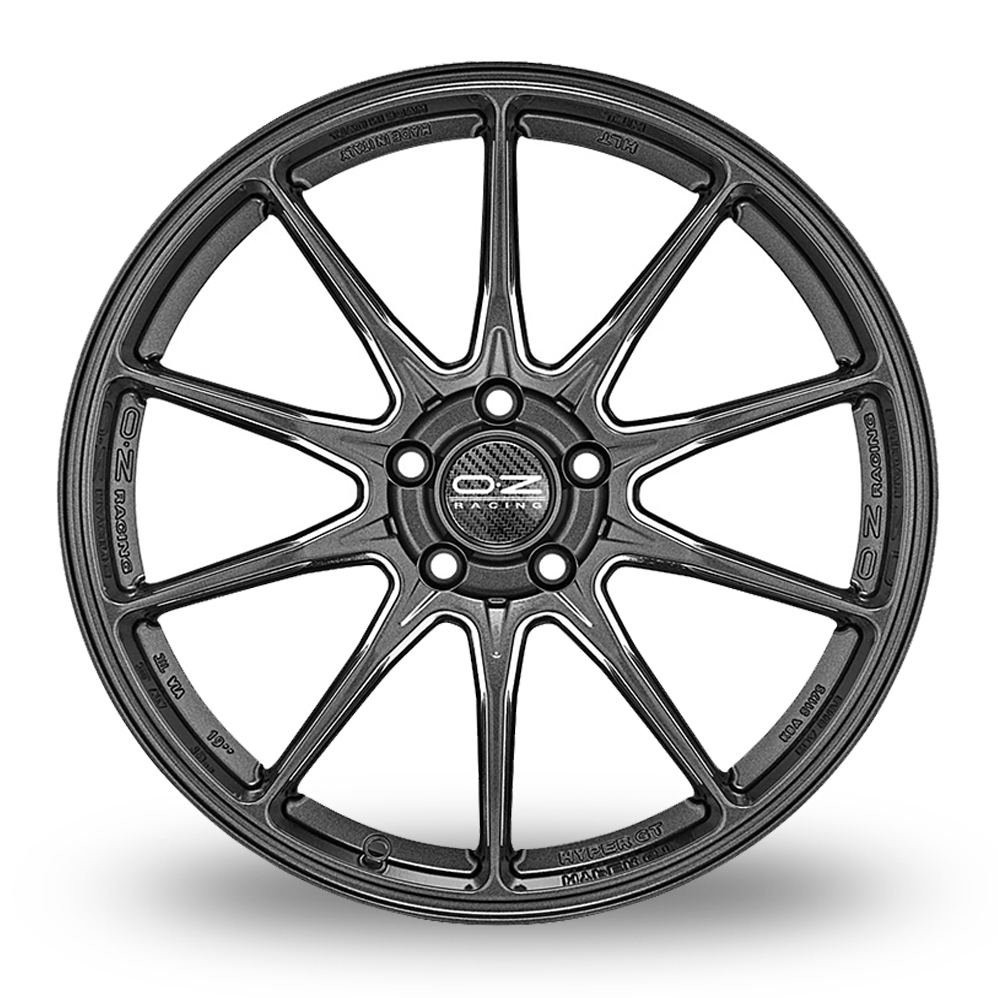 18" OZ Racing Hyper GT HLT Star Graphite Alloy Wheels