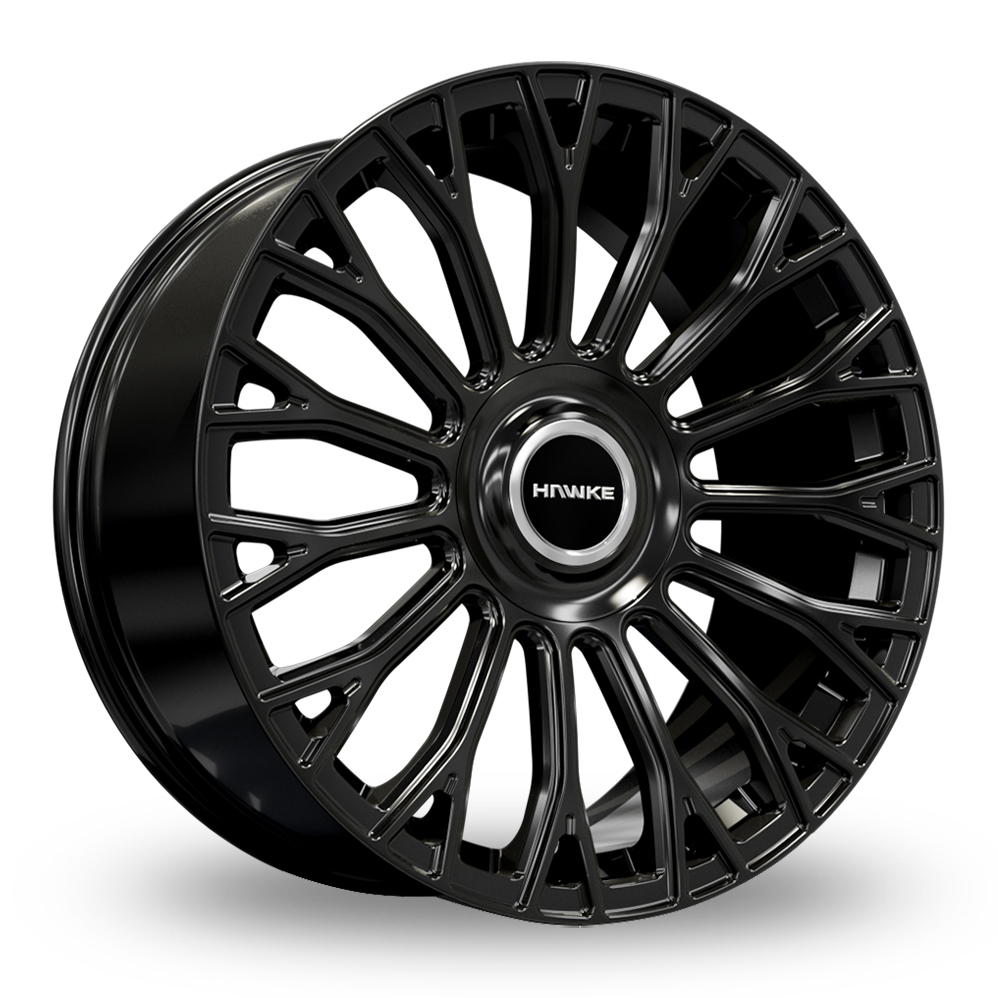 22 Inch Hawke Graff (Forged) Black Alloy Wheels