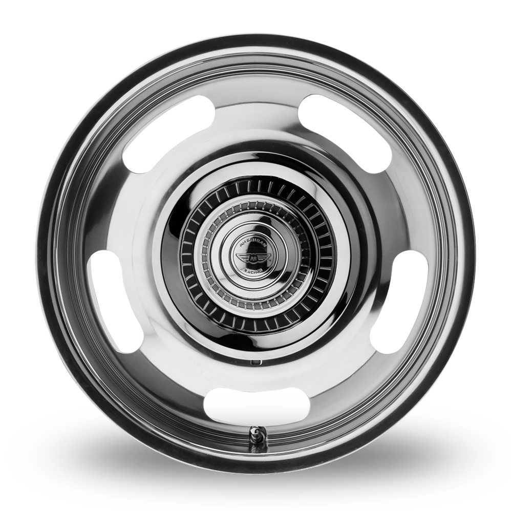 17" American Racing Vintage VN506 Rally (USA Warehouse) Polished Alloy Wheels