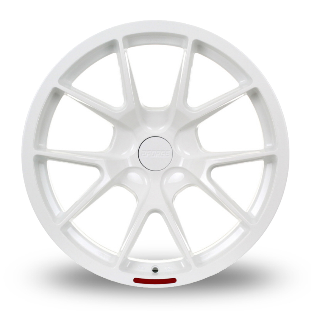 17" 2FORGE ZF9 Gloss White Alloy Wheels
