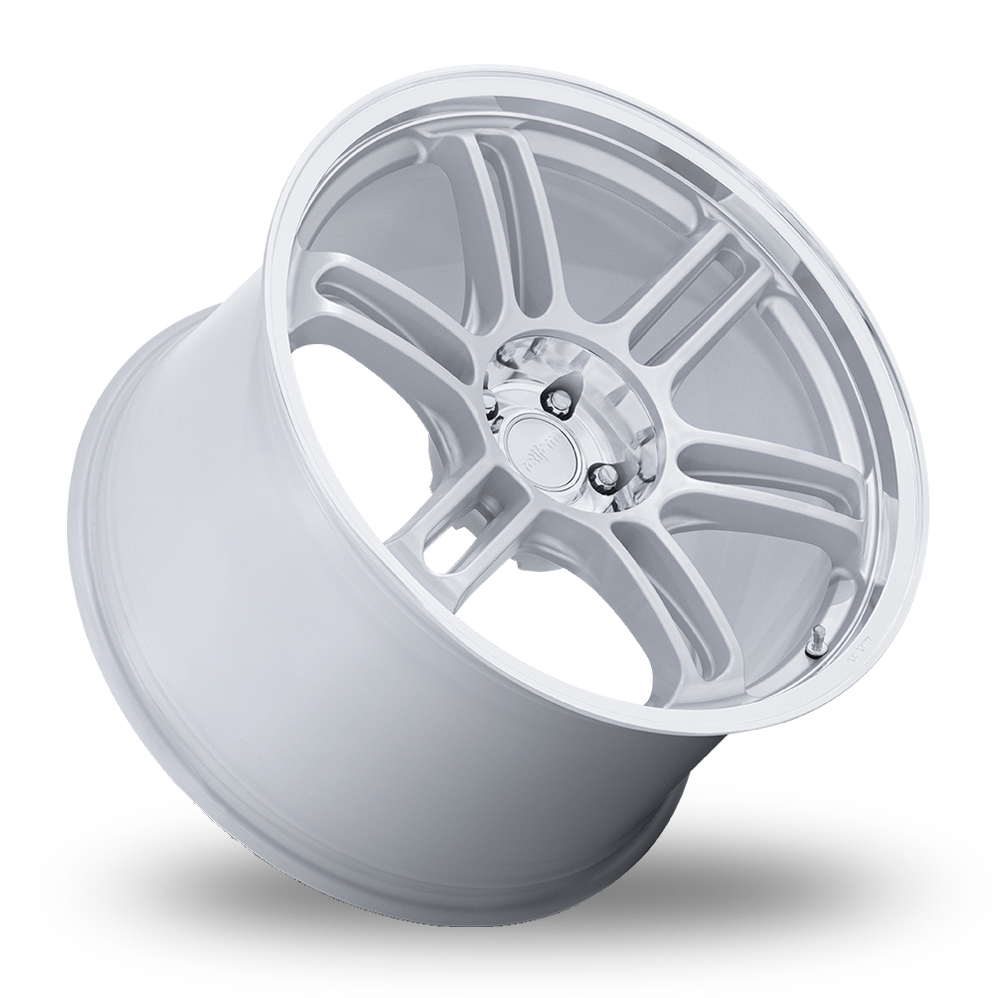 18" Rotiform RC209 RPS Matt Silver With Diamond Cut Lip Alloy Wheels