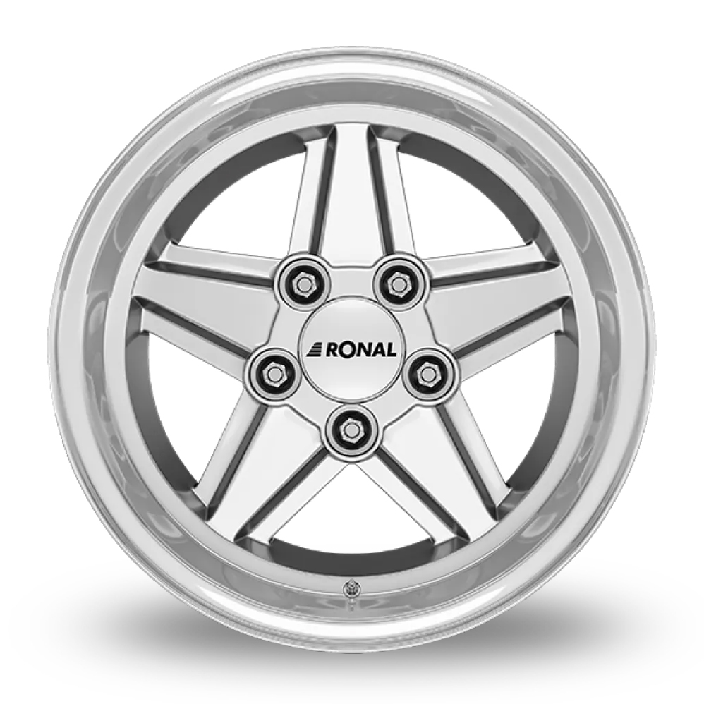 16" Ronal R9 Silver Polished Rim Alloy Wheels