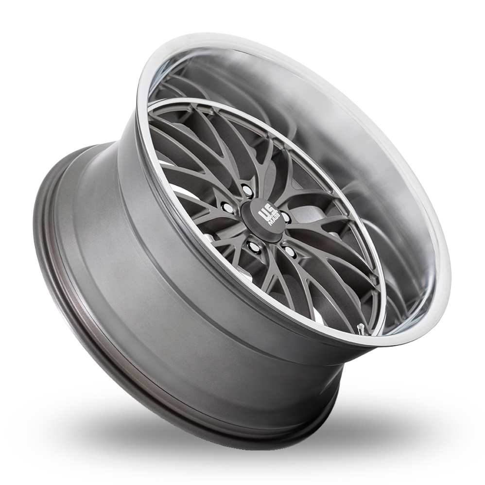 22" US Mags U139 Santa Cruz Anthracite With Diamond Cut Lip Alloy Wheels