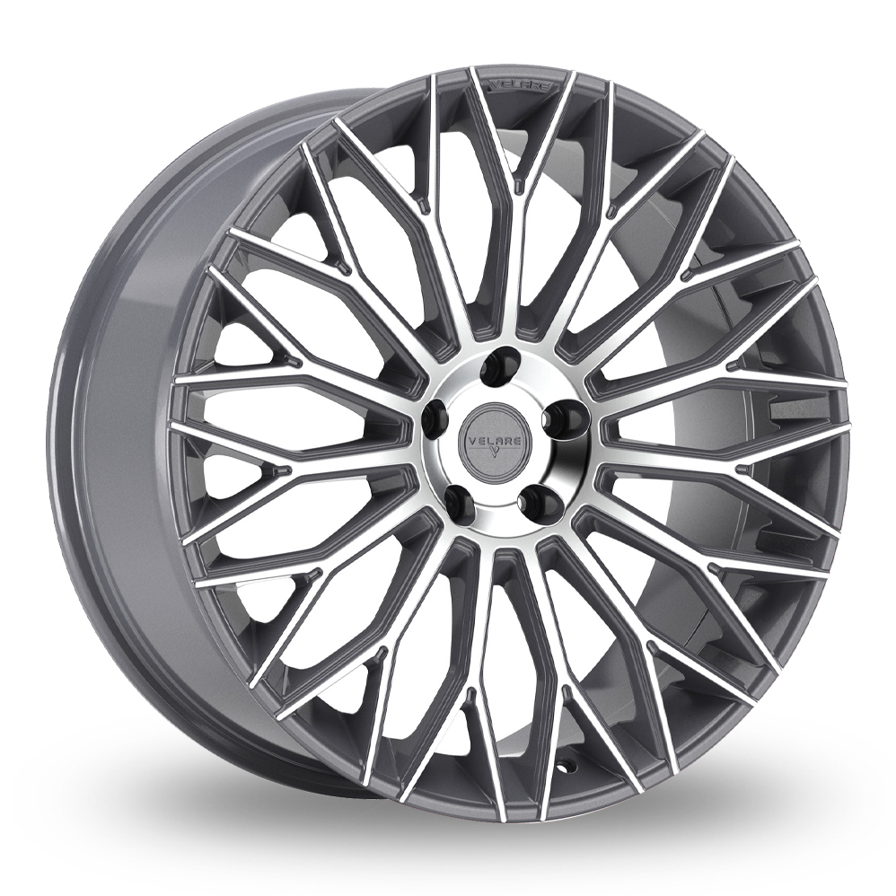 Velare VLR10 Platinum Grey Polsihed Alloy Wheels