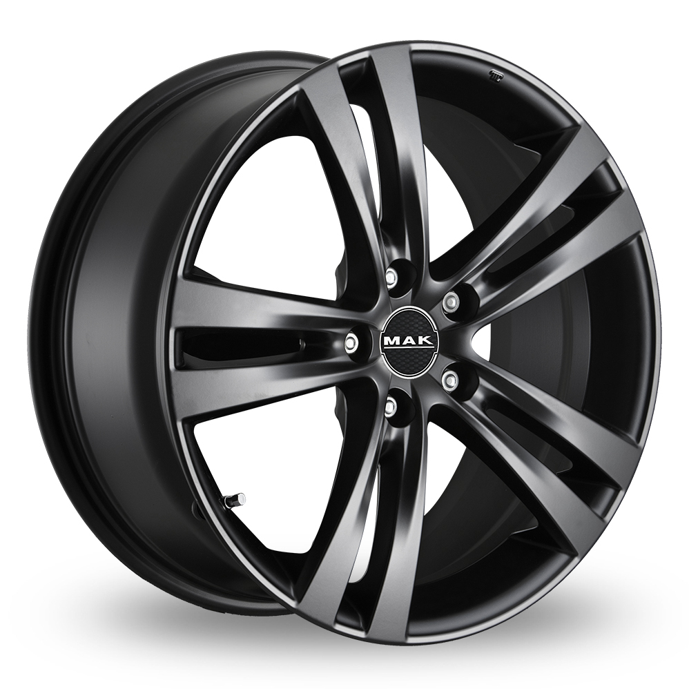 18" MAK Zenith Matt Black Alloy Wheels