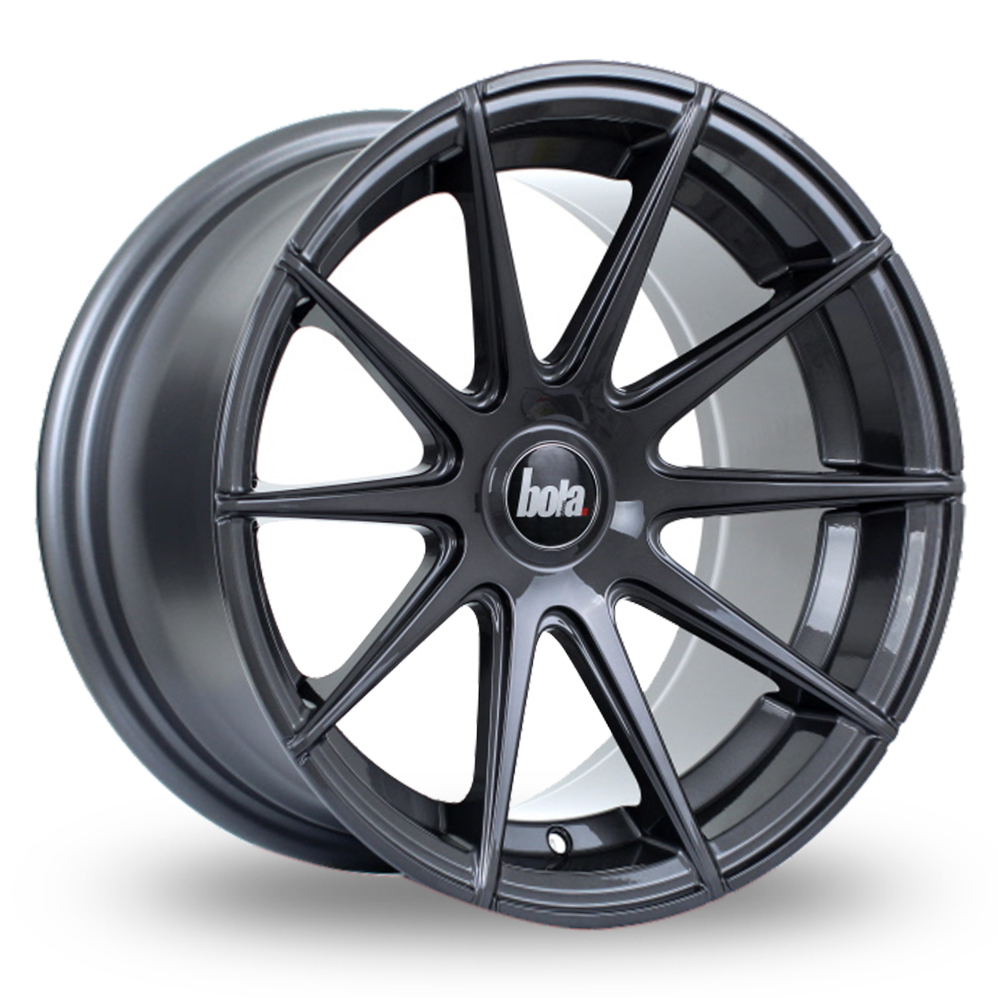 19" Bola CSR Gloss Gunmetal Alloy Wheels