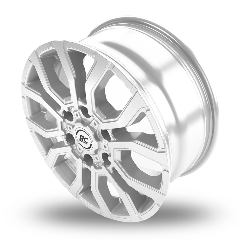 17" RC Design RC35 Crystal Silver Alloy Wheels