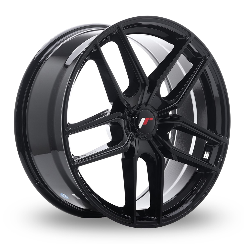 Japan Racing JR25 (8.5x20) (Custom Fitment) Gloss Black Alloy Wheels