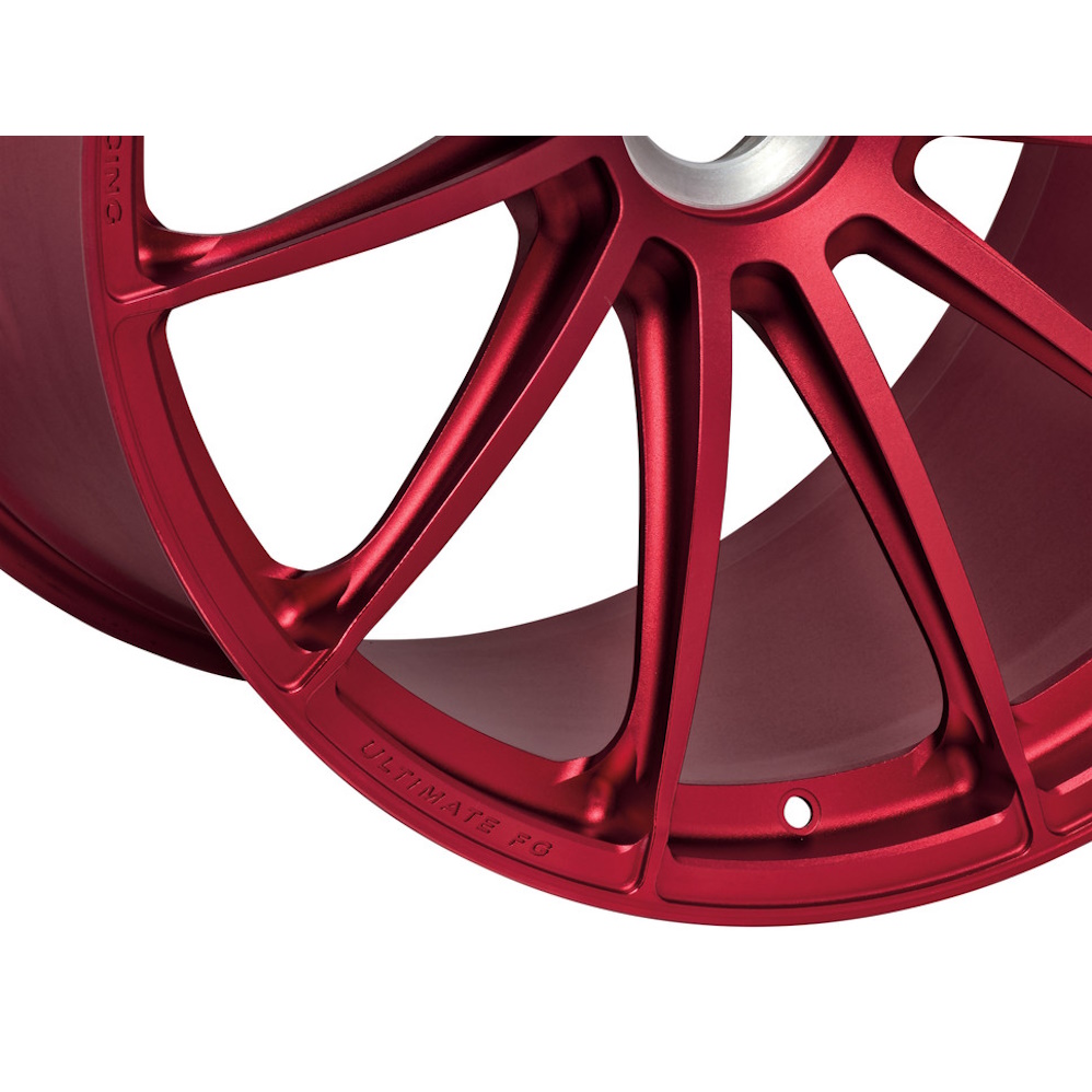 21" OZ Racing Ultimate AL FG Anodized Red Alloy Wheels