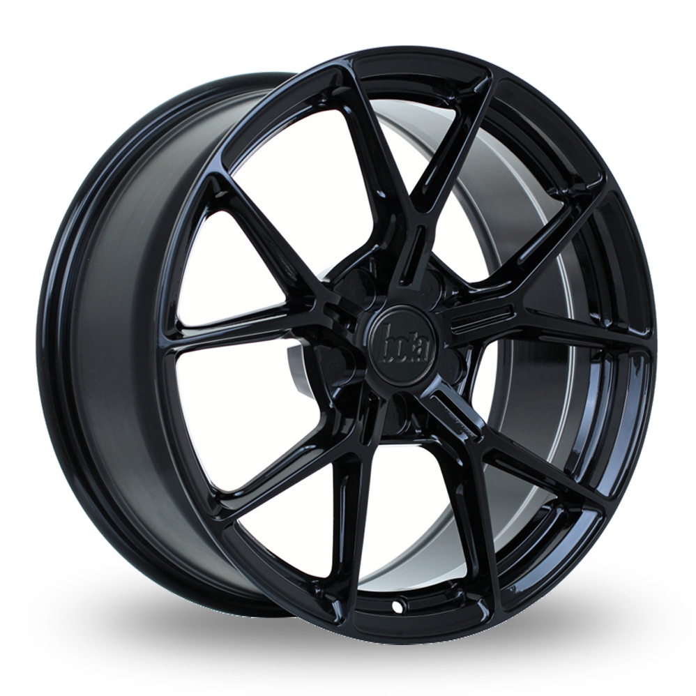 8.5x19 5x100 ET15-47 Bola FLY (Gloss Black) (76.0cb) (815kg Load) (9.6kg Weight) (TW) Alloy Wheels