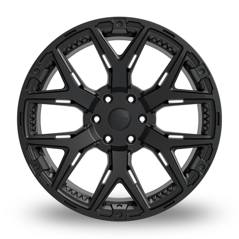 20" Hawke Maverick Matt Black Alloy Wheels
