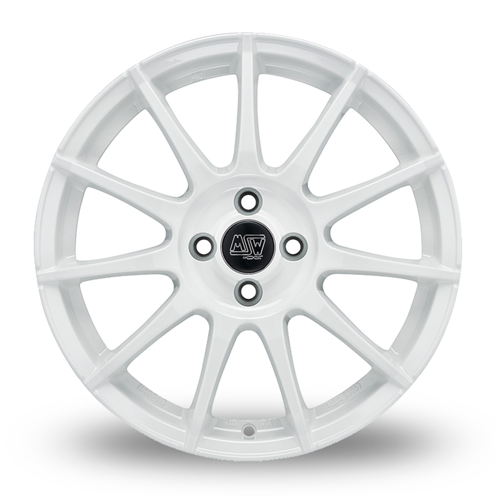 17" MSW (by OZ) 85 White Alloy Wheels