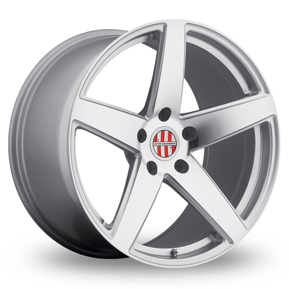 Victor Equipment Baden (USA Warehouse) Silver With Mirror Cut Face Alloy Wheels