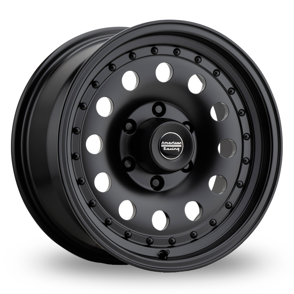 American Racing AR62 Outlaw II (USA Warehouse) Satin Black Alloy Wheels