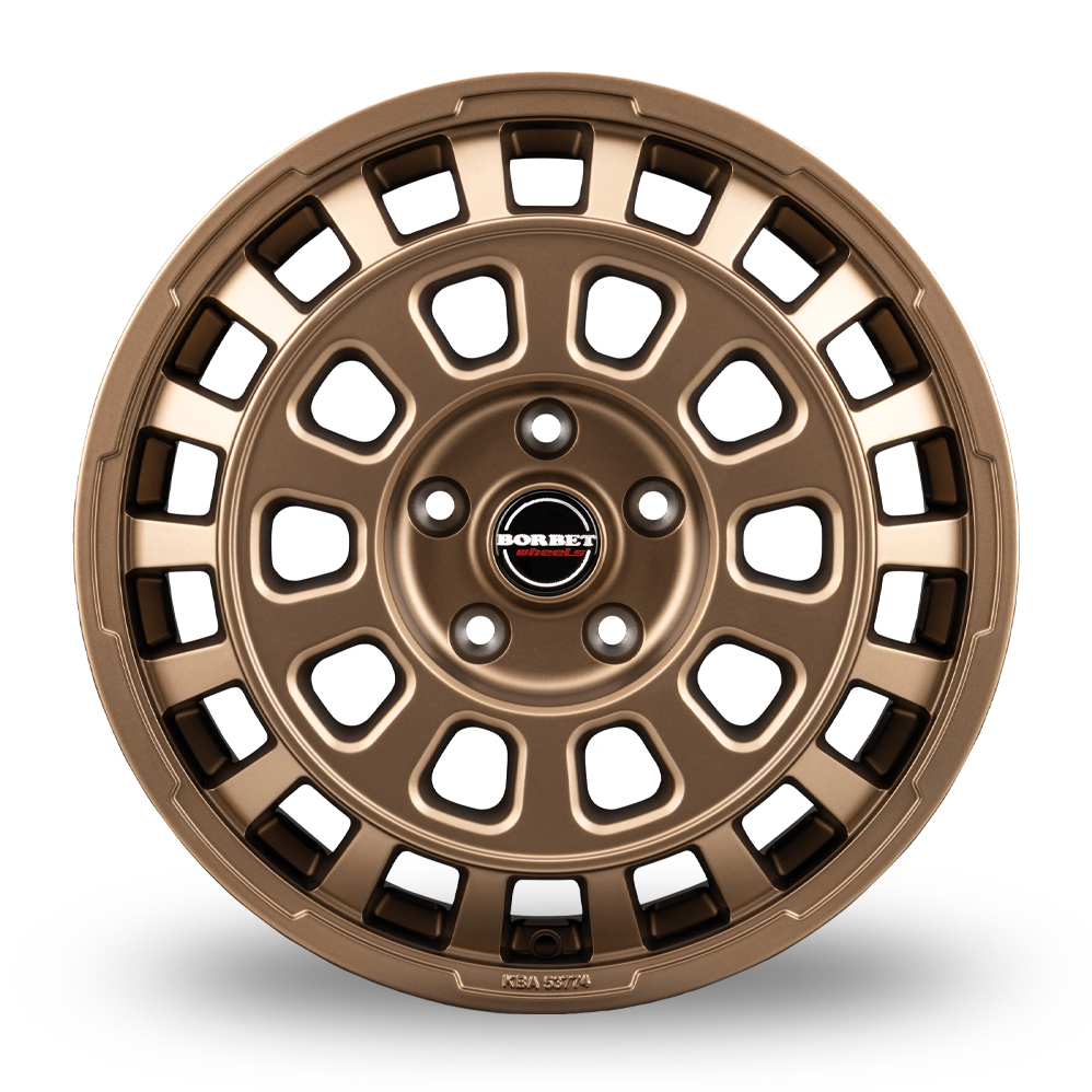 18" Borbet CW7 Matt Bronze Alloy Wheels