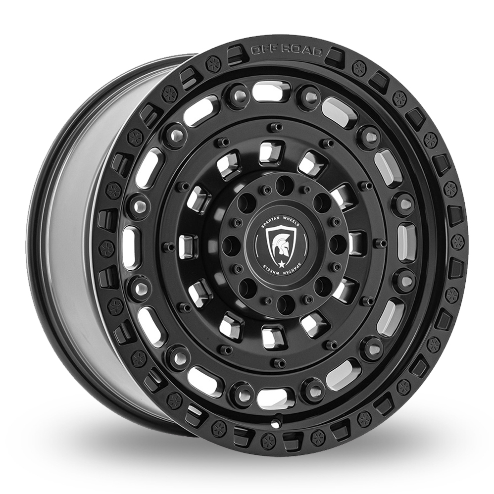 20" Spartan SW3 Satin Black Alloy Wheels