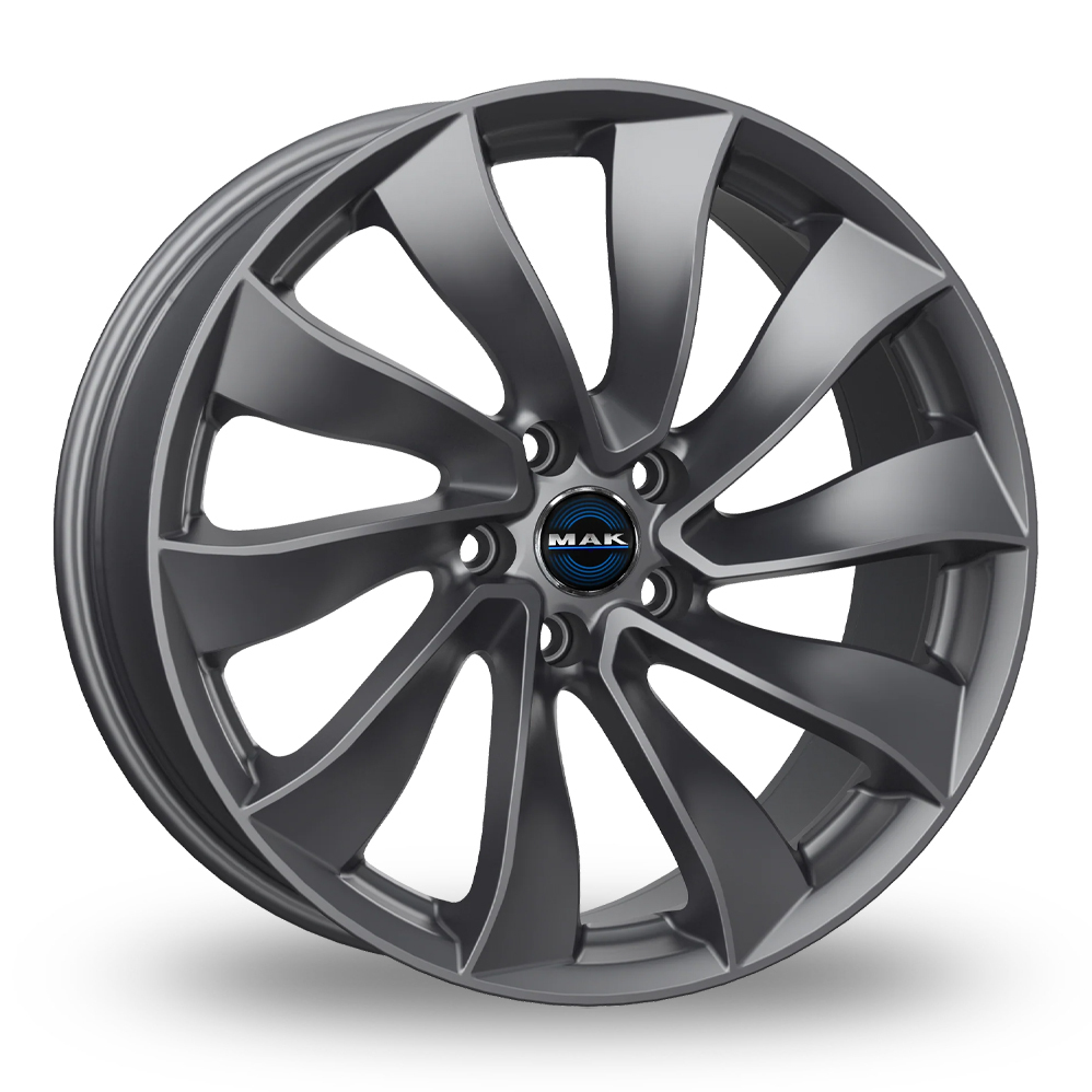 MAK Solar Gloss Gunmetal Metallic Alloy Wheels