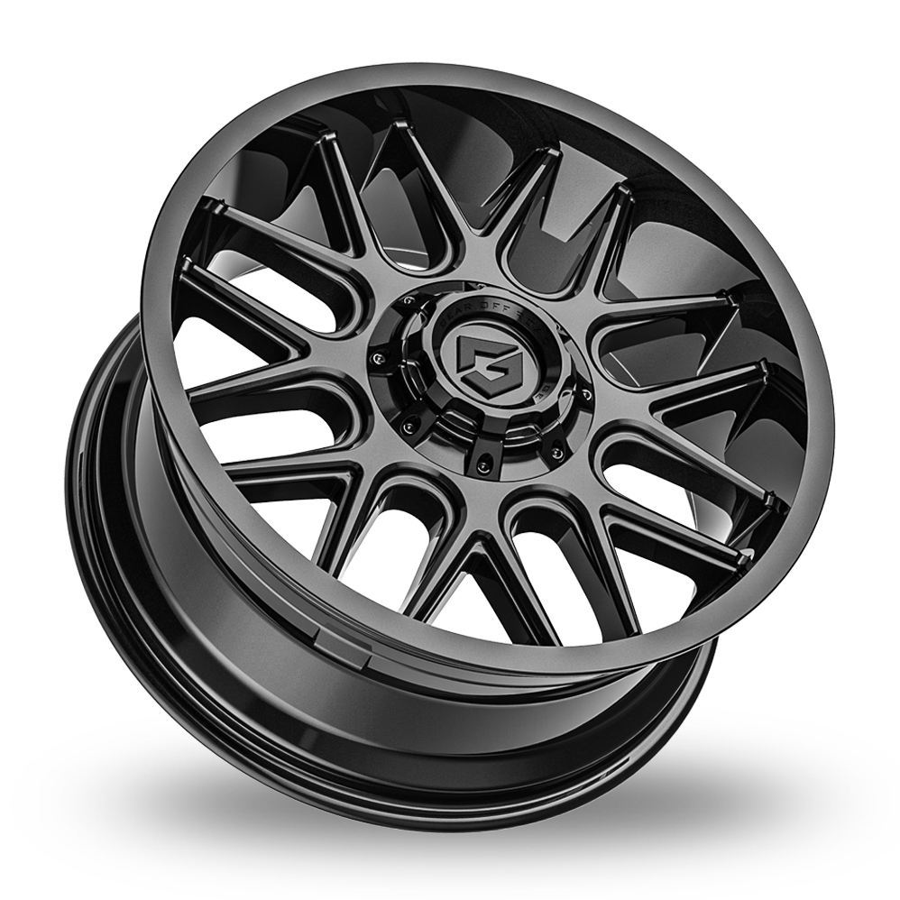 17" Fondmetal 771 Magnus Gloss Black Alloy Wheels