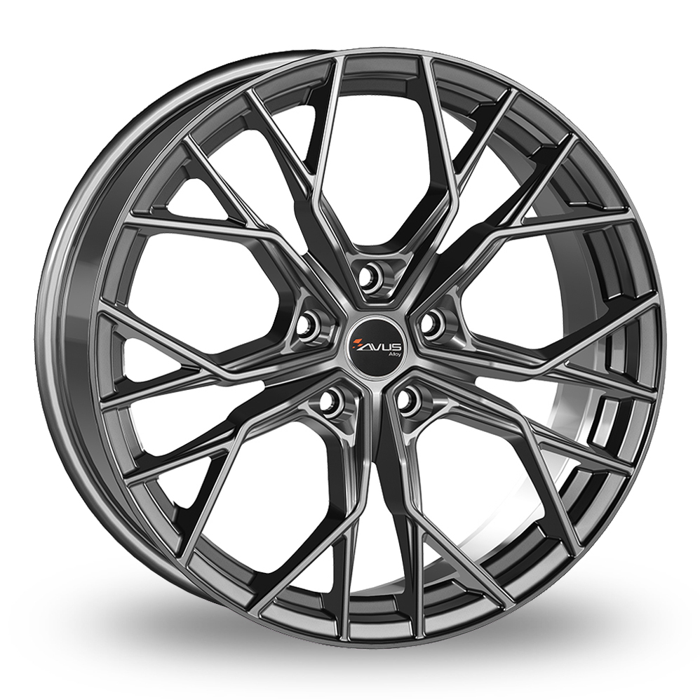 19 Inch Avus Racing AC-M10 Anthracite Alloy Wheels