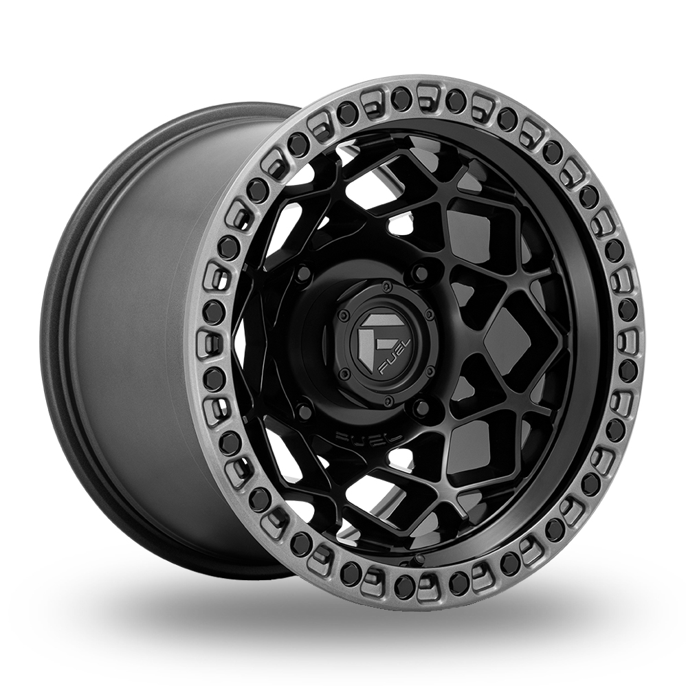 Fuel Off-Road D783 Unit UTV (USA Warehouse) Matte Black With Gunmetal Ring Alloy Wheels