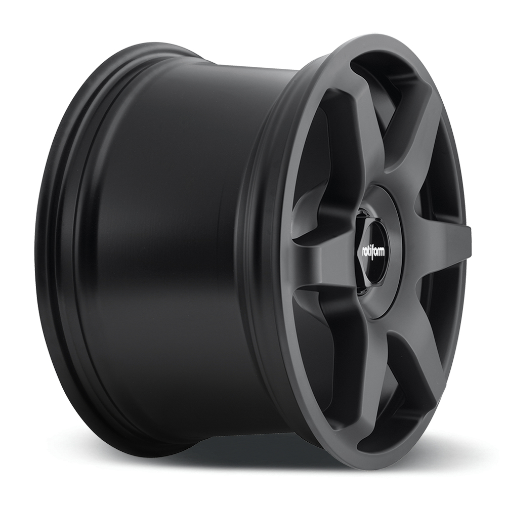 18 Inch Rotiform SIX (EU Warehouse) Matt Black Alloy Wheels