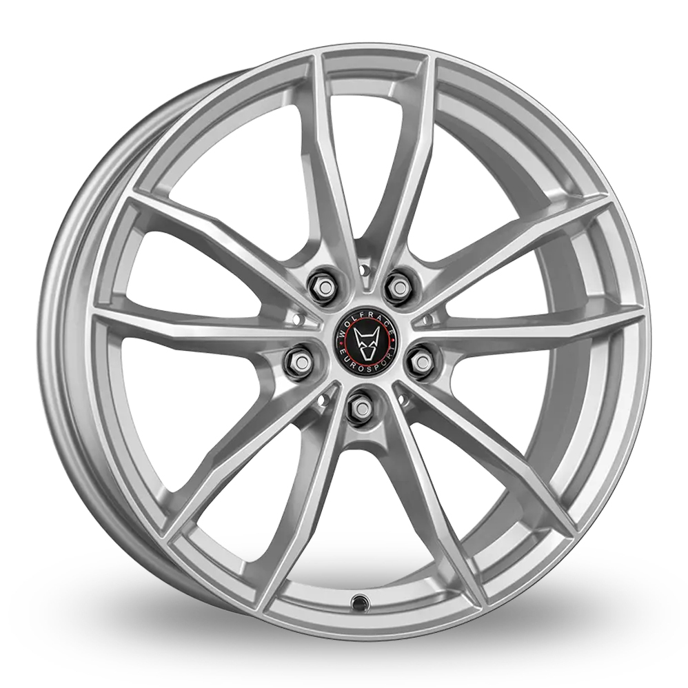 Wolfrace Eurosport TUV X12 Polar Silver Alloy Wheels