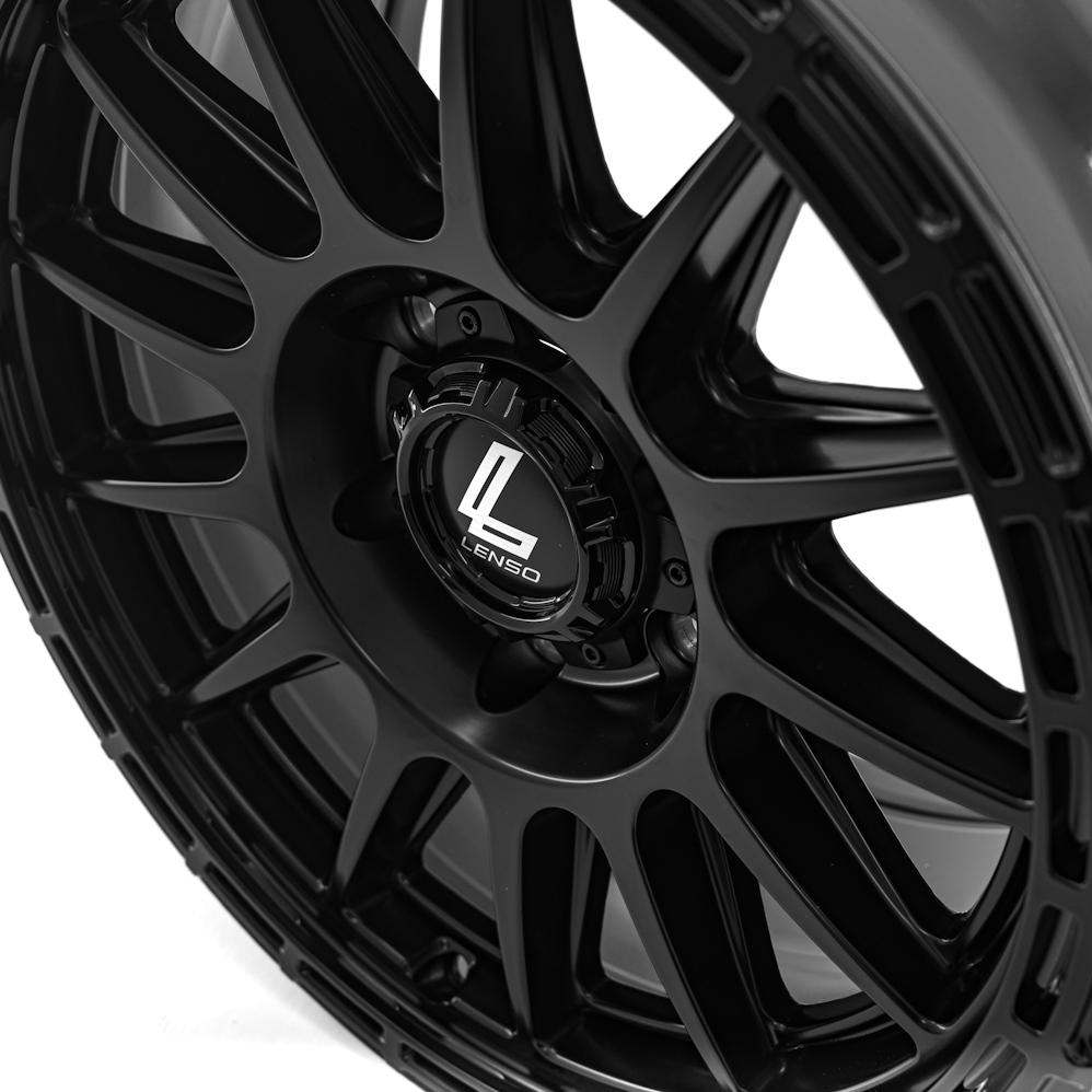 18" Lenso MXD Matt Black Alloy Wheels
