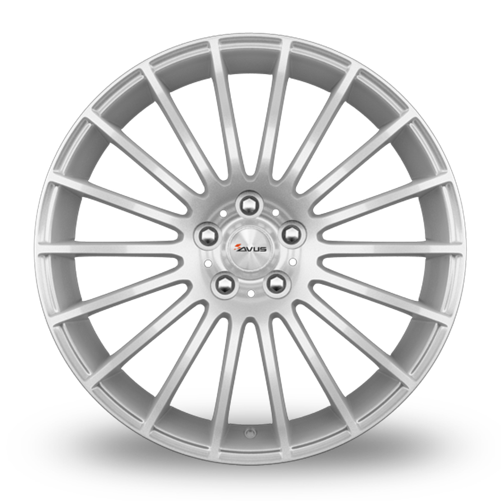 17" Avus Racing AC-M03 Hyper Silver Alloy Wheels