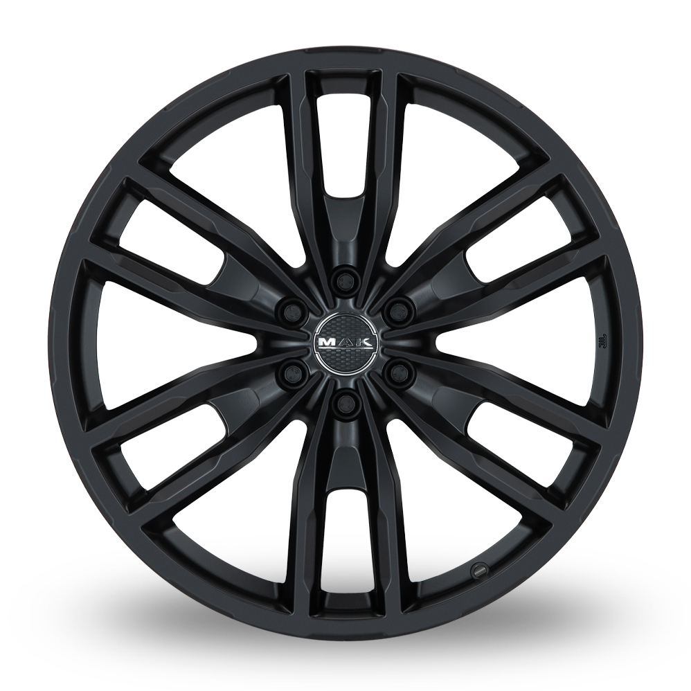 17" MAK Peak Matt Black Alloy Wheels