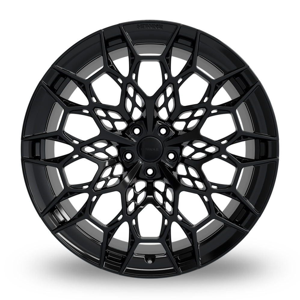 22" Hawke Helion Gloss Black Alloy Wheels