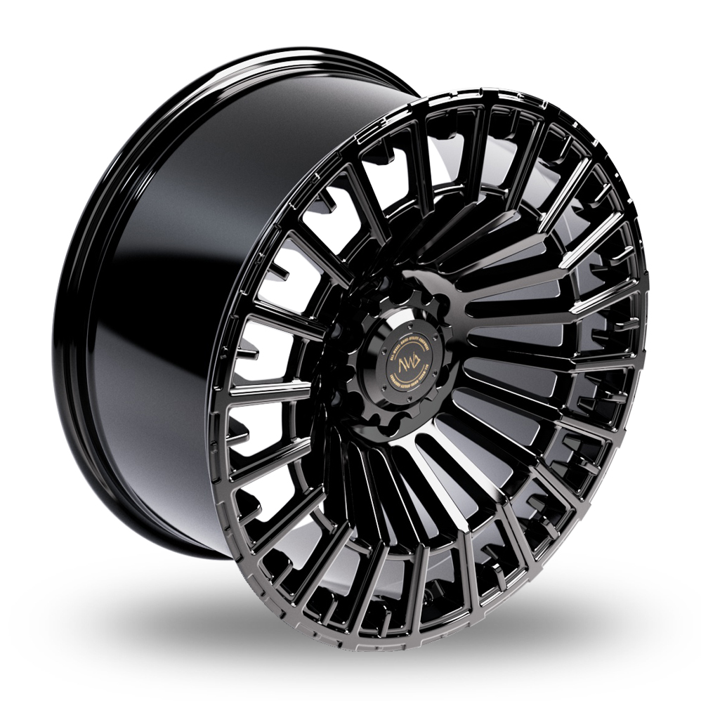 20" Hawke Nevada Gloss Black Alloy Wheels