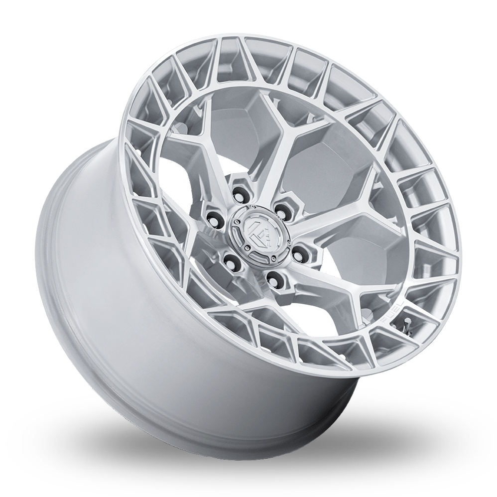 20" Fuel Off-Road FC873 Charger Gloss Silver With Machined Face Alloy Wheels