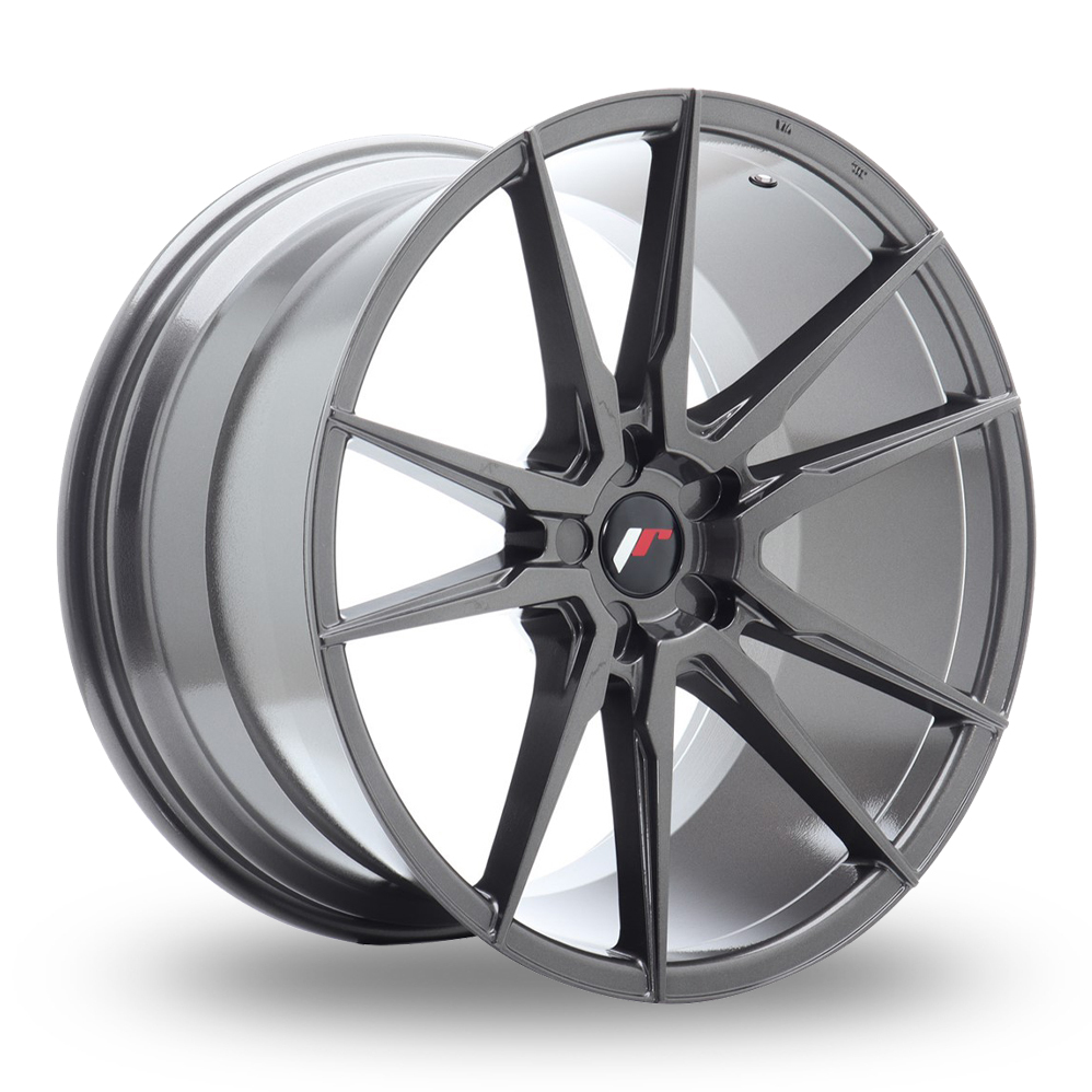 Japan Racing JR21 (11x21) (Custom Fitment) Hyper Grey Alloy Wheels