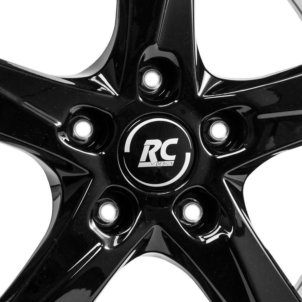 15" RC Design RC30 Gloss Black Alloy Wheels