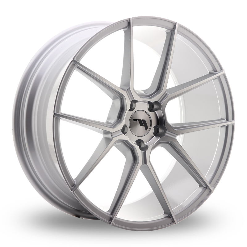 Japan Racing JR30 (10.5x20) (Custom Fitment) Silver Machined Face Alloy Wheels